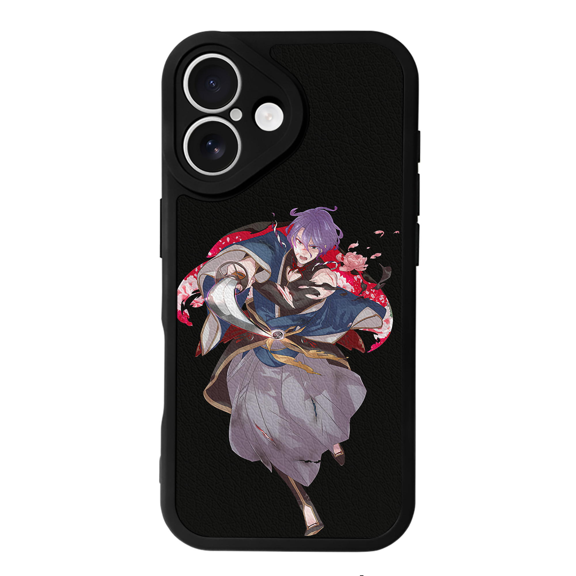 （画像用） 刀剣乱舞 Touken Ranbu 【iPhone 16シリーズ対応】シリコンスマホケース（レザー調） 材質：シリコン